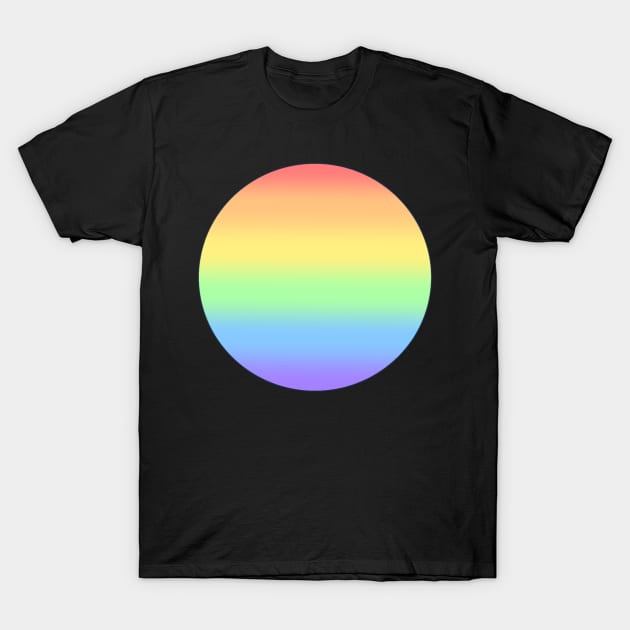 Cute pastel circle sticker T-Shirt by CalliesArt